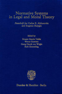 Cover Normative Systems in Legal and Moral Theory