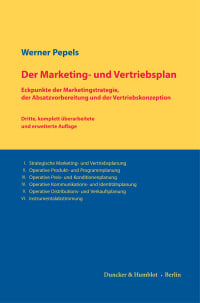 Cover Der Marketing- und Vertriebsplan