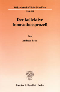 Cover Der kollektive Innovationsprozeß