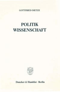 Cover Politik - Wissenschaft