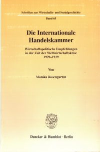 Cover Die Internationale Handelskammer