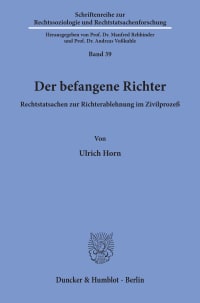 Cover Der befangene Richter