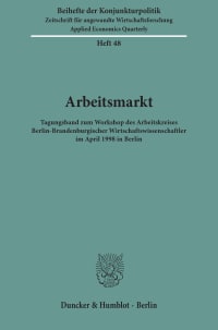 Cover Arbeitsmarkt