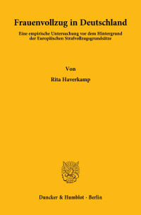 Cover Frauenvollzug in Deutschland