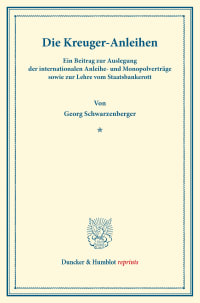 Cover Die Kreuger-Anleihen