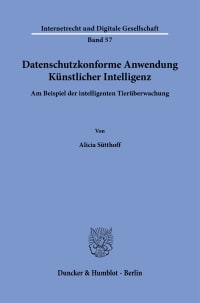 Cover Datenschutzkonforme Anwendung Künstlicher Intelligenz