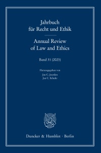 Cover Jahrbuch für Recht und Ethik (JRE)