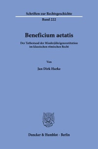 Cover Beneficium aetatis