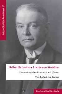 Cover Hellmuth Freiherr Lucius von Stoedten