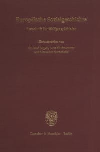 Cover Europäische Sozialgeschichte