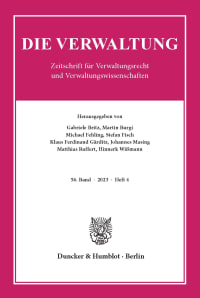 Cover Die Verwaltung (VERW)