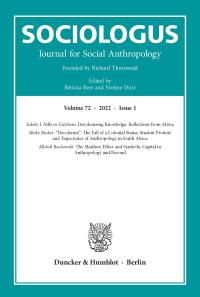 Cover Sociologus (SOC)