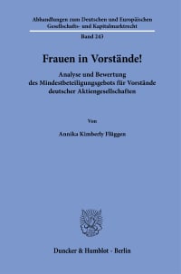 Cover Frauen in Vorstände!