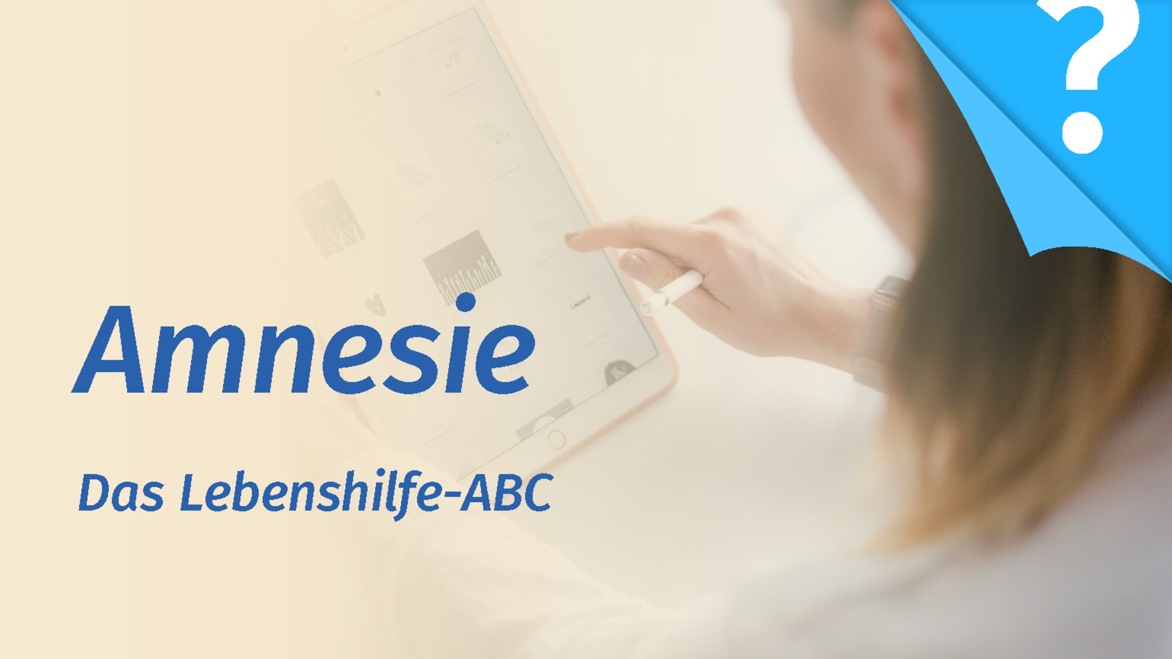 Amnesie – Gedächtnisverlust