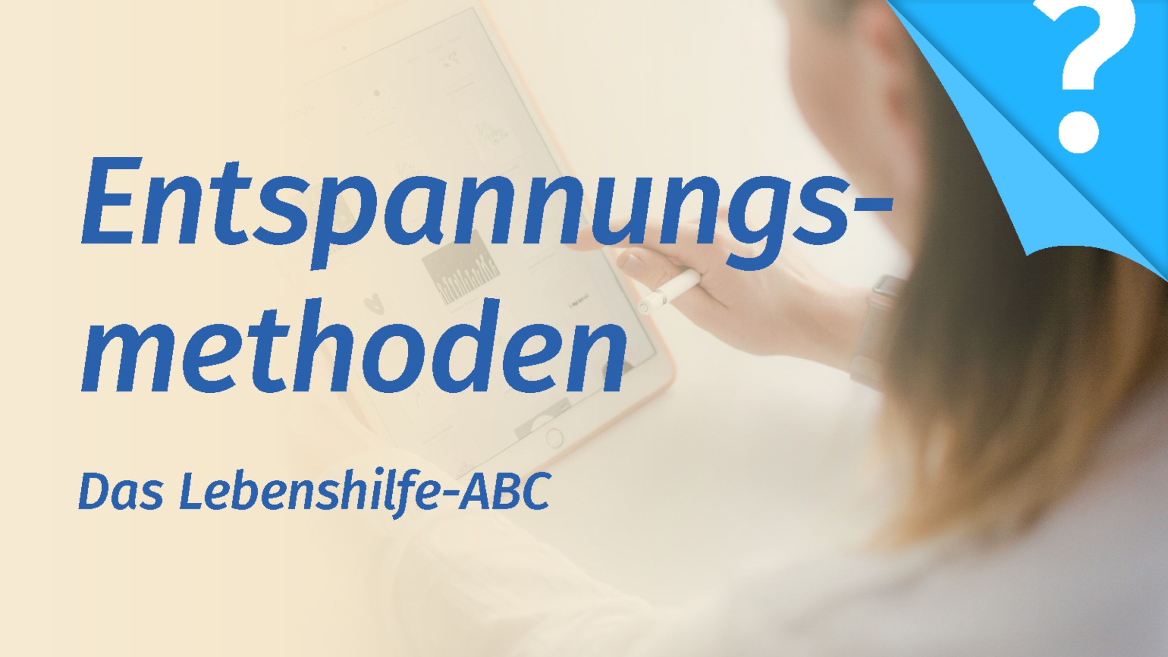 Entspannungsmethoden für Gestresste