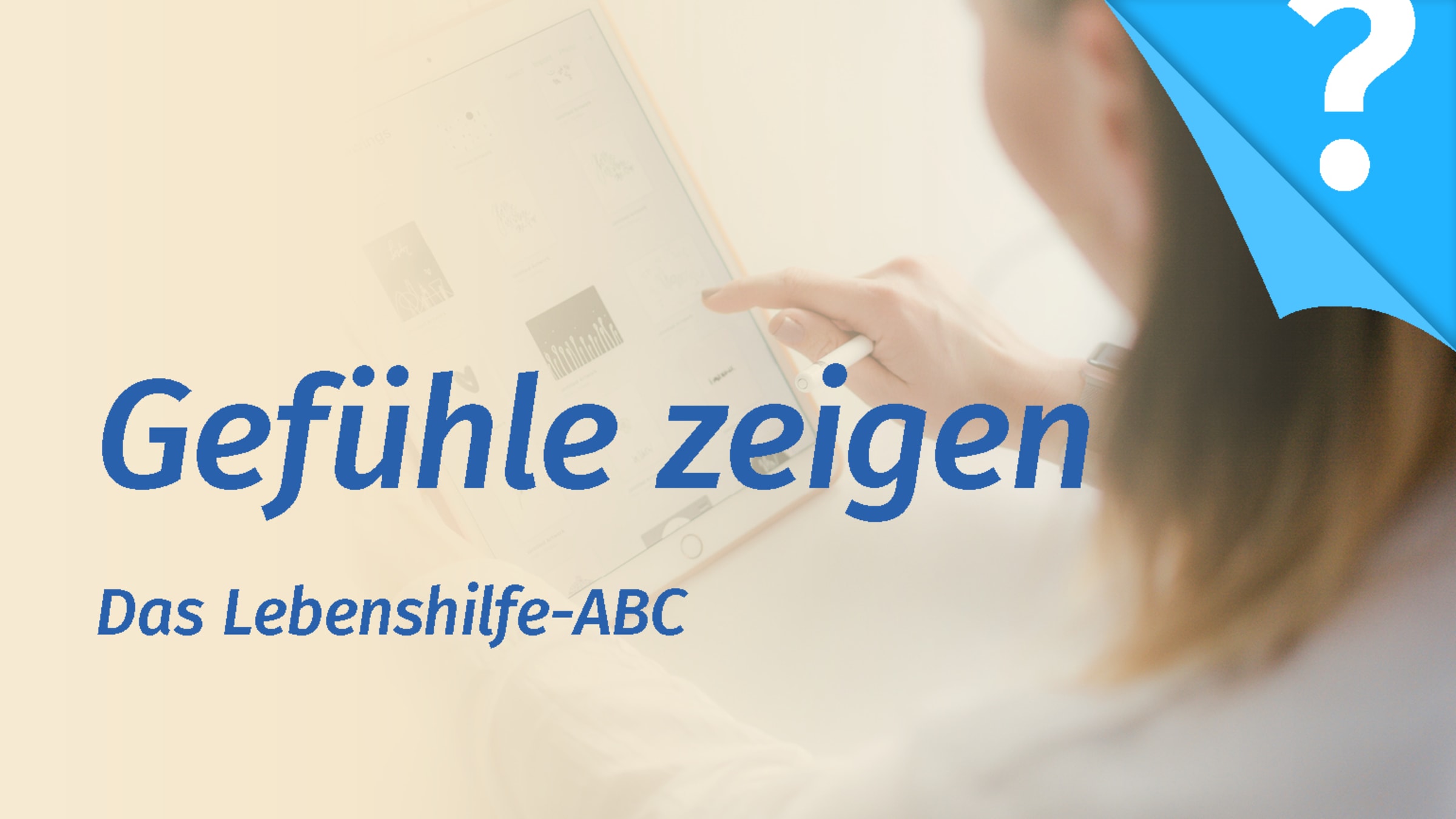 Gefühle zeigen ist wichtig