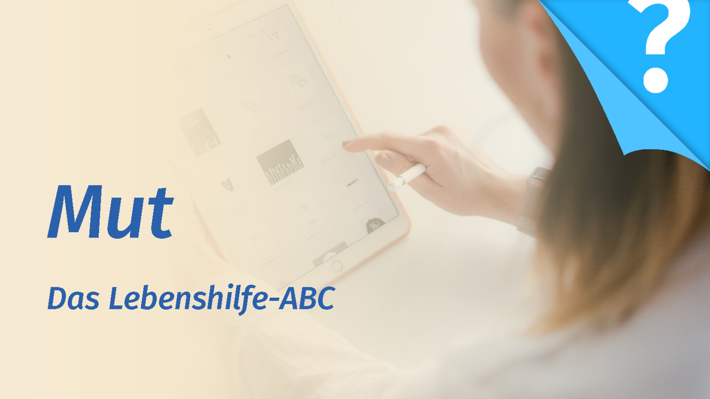 Mut ist eine Frage der Einstellung