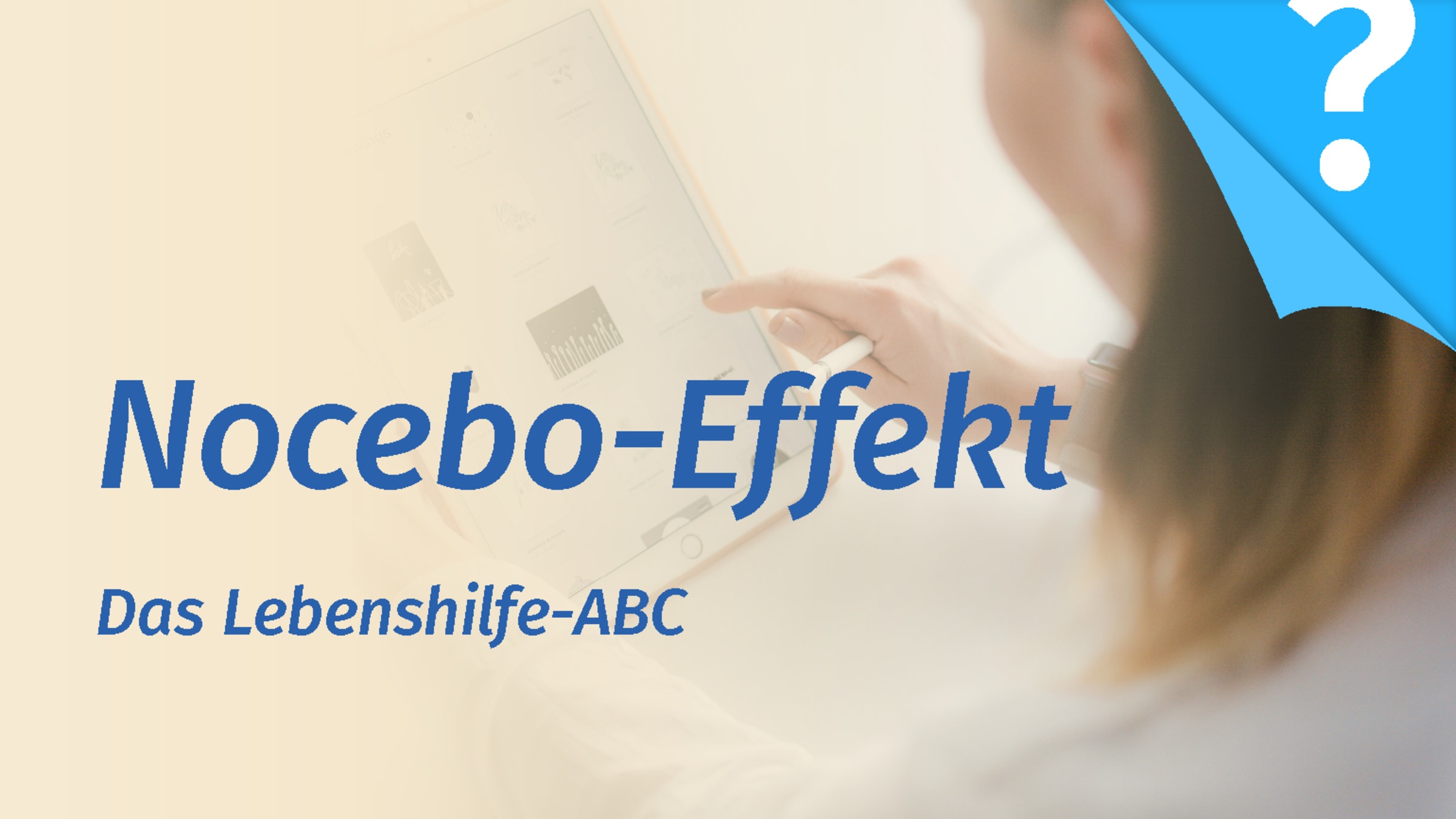 Nocebo - der Glaube kann krank machen