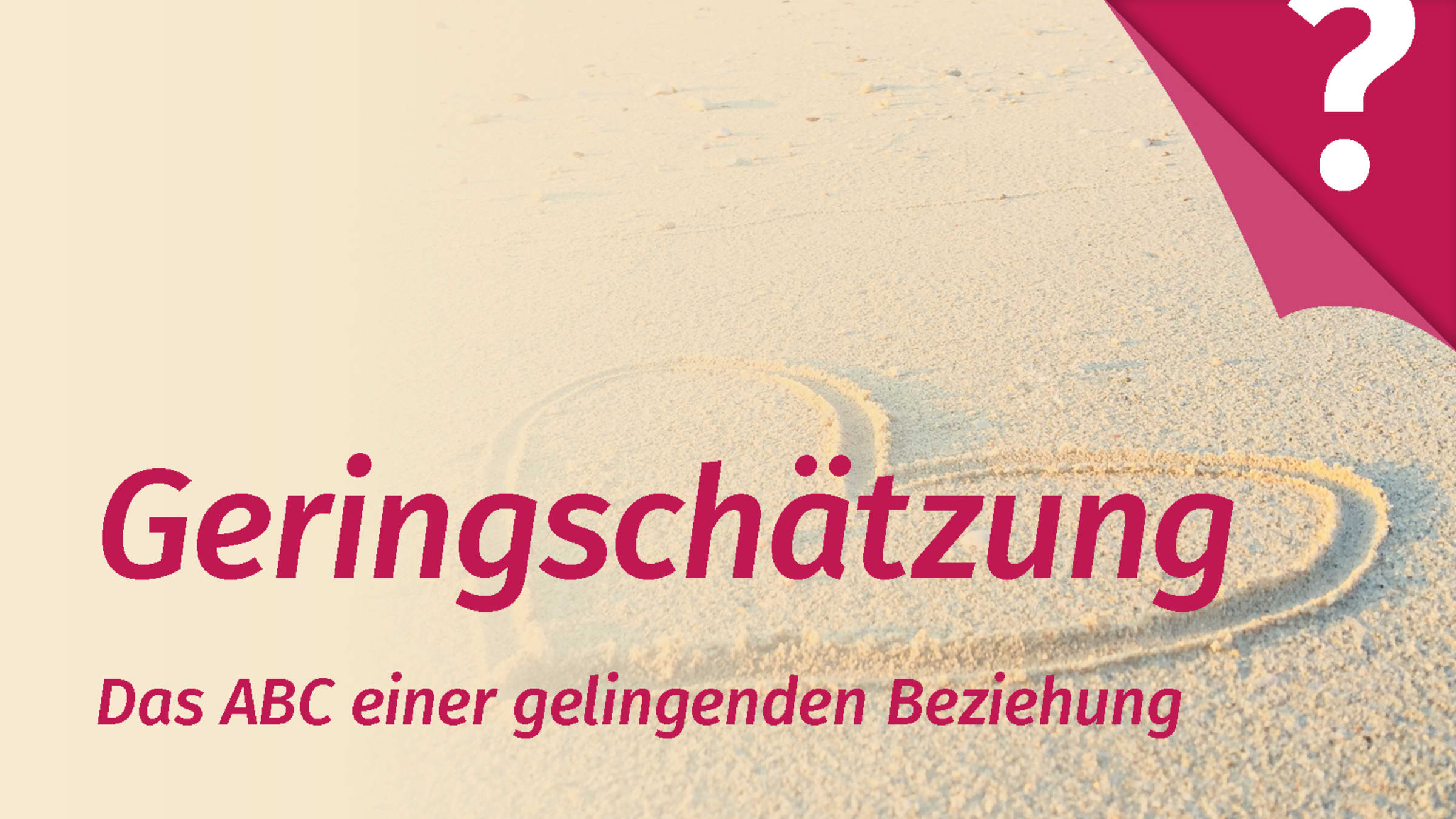 Geringschätzung des Partners - das sichere Aus für eine Beziehung