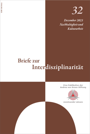 Cover Nachhaltigkeit und Kulturarbeit