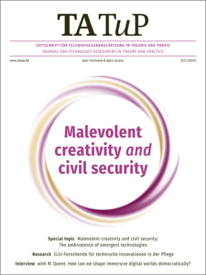 Cover Malevolent creativity and civil security