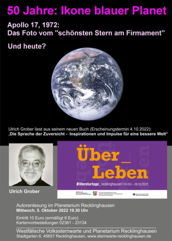 Image: Ulrich Grober liest aus »Die Sprache der Zuversicht« im Rahmen der Literaturtage Recklinghausen