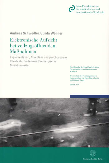 Cover: Elektronische Aufsicht bei vollzugsöffnenden Maßnahmen