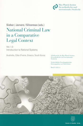 Cover: National Criminal Law in a Comparative Legal Context