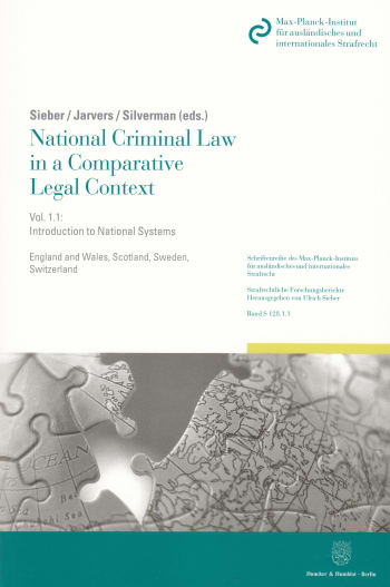 Cover: National Criminal Law in a Comparative Legal Context