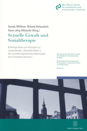 Cover: Sexuelle Gewalt und Sozialtherapie