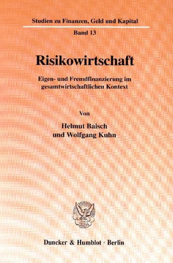 Cover: Risikowirtschaft