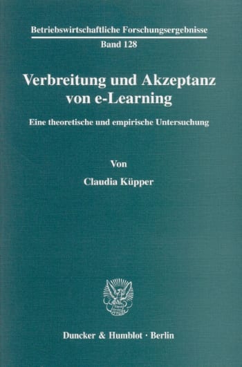 Cover: Verbreitung und Akzeptanz von e-Learning