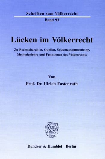 Cover: Lücken im Völkerrecht