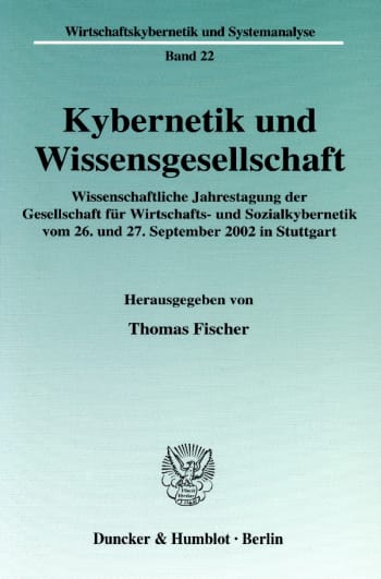 Cover: Kybernetik und Wissensgesellschaft