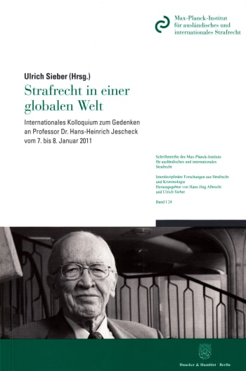 Cover: Strafrecht in einer globalen Welt