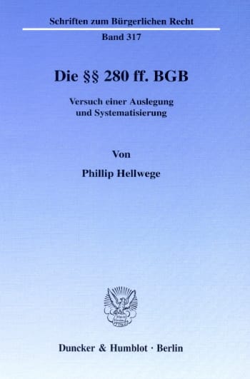 Cover: Die §§ 280 ff. BGB