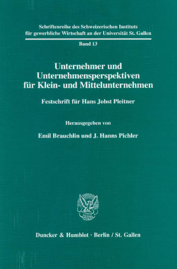 Cover: Unternehmer und Unternehmensperspektiven für Klein- und Mittelunternehmen