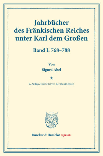 Cover: Jahrbücher des Fränkischen Reiches unter Karl dem Großen