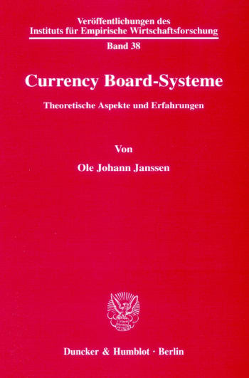 Cover: Currency Board-Systeme