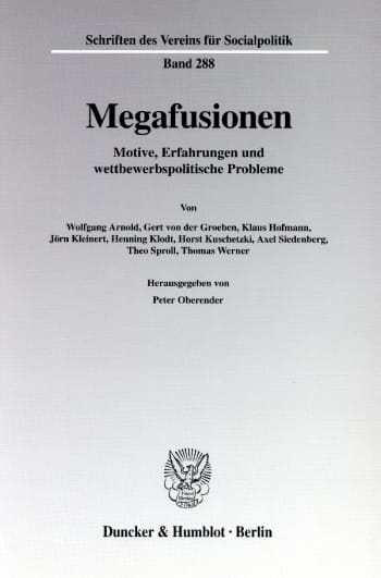 Cover: Megafusionen