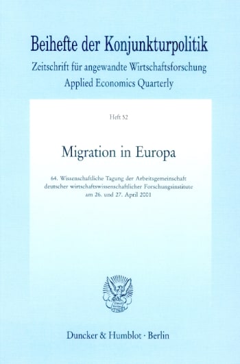 Cover: Migration in Europa