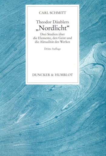 Cover: Theodor Däublers »Nordlicht«