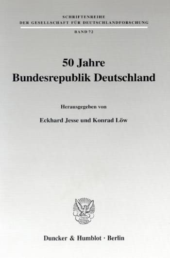 Cover: 50 Jahre Bundesrepublik Deutschland