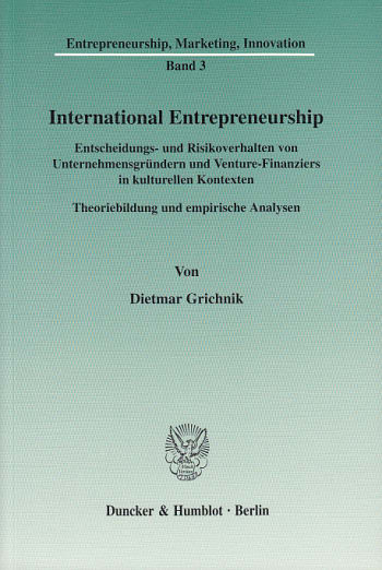 Cover: International Entrepreneurship