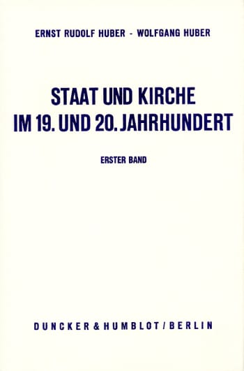 Cover: Staat und Kirche im 19. und 20. Jahrhundert