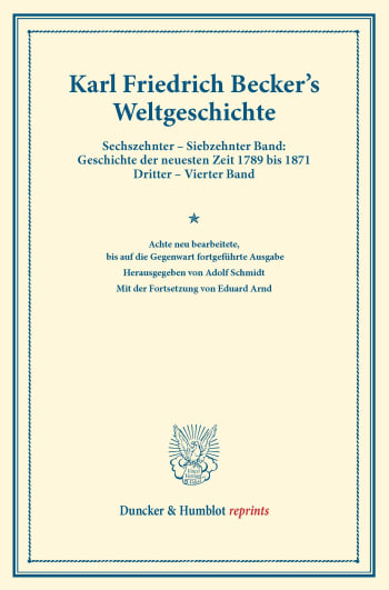 Cover: Weltgeschichte