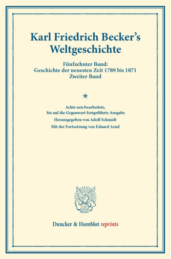 Cover: Weltgeschichte