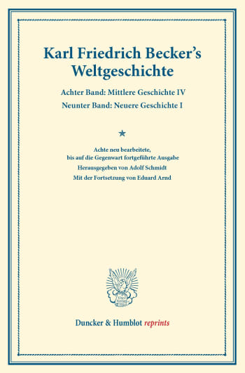 Cover: Weltgeschichte