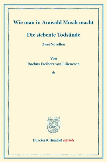 Cover: Wie man in Amwald Musik macht. – Die siebente Todsünde