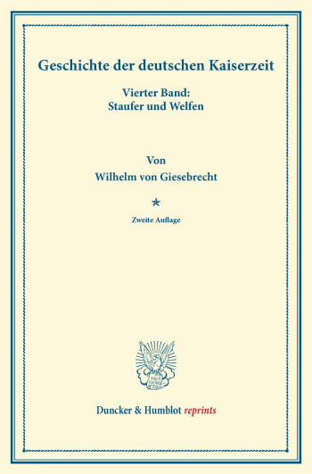 Cover: Geschichte der deutschen Kaiserzeit